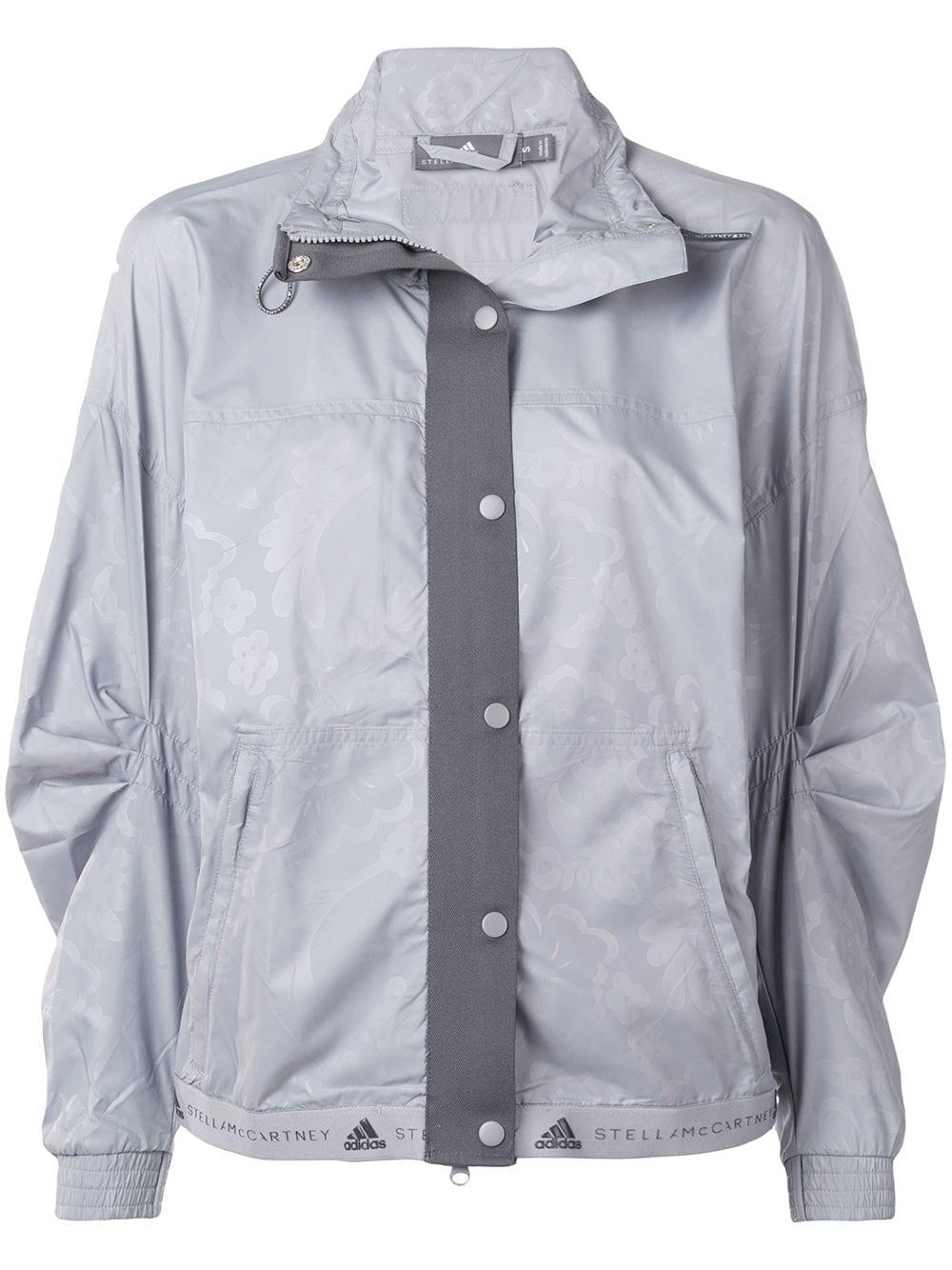 Adidas By Stella Mccartney Running Jacket In Grey Modesens
