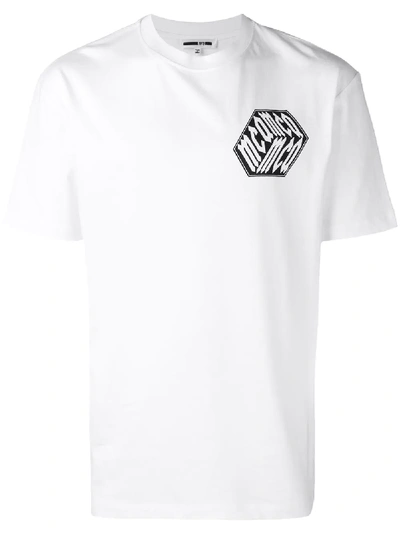 Shop Mcq By Alexander Mcqueen Mcq Cube Logo T In White