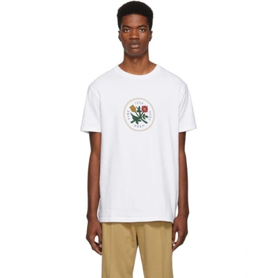 Shop Aimé Leon Dore Aime Leon Dore White Graphic T-shirt