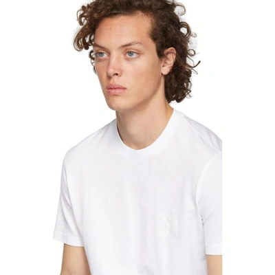 Shop Givenchy White Star T-shirt In 100 White