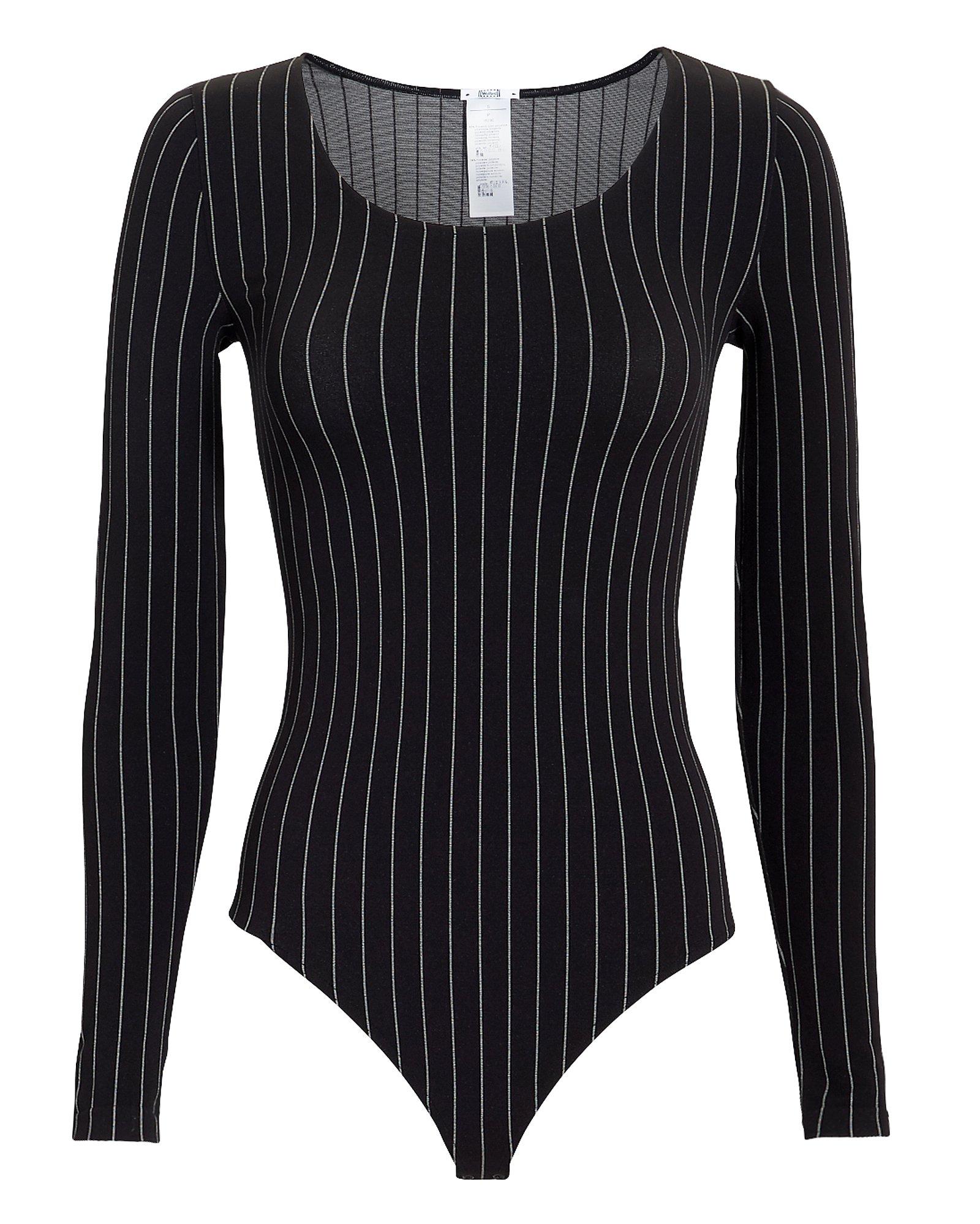 pinstripe bodysuit
