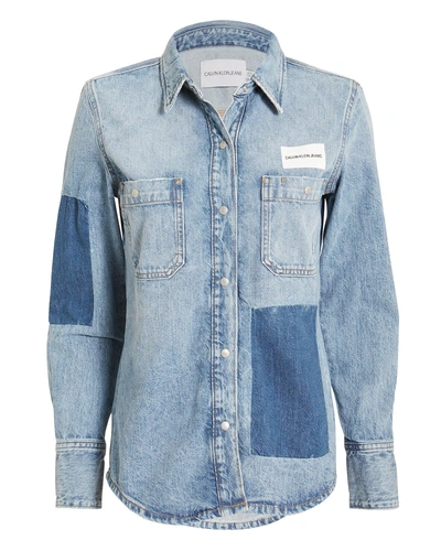 Shop Calvin Klein Jeans Est.1978 Utility Shirt