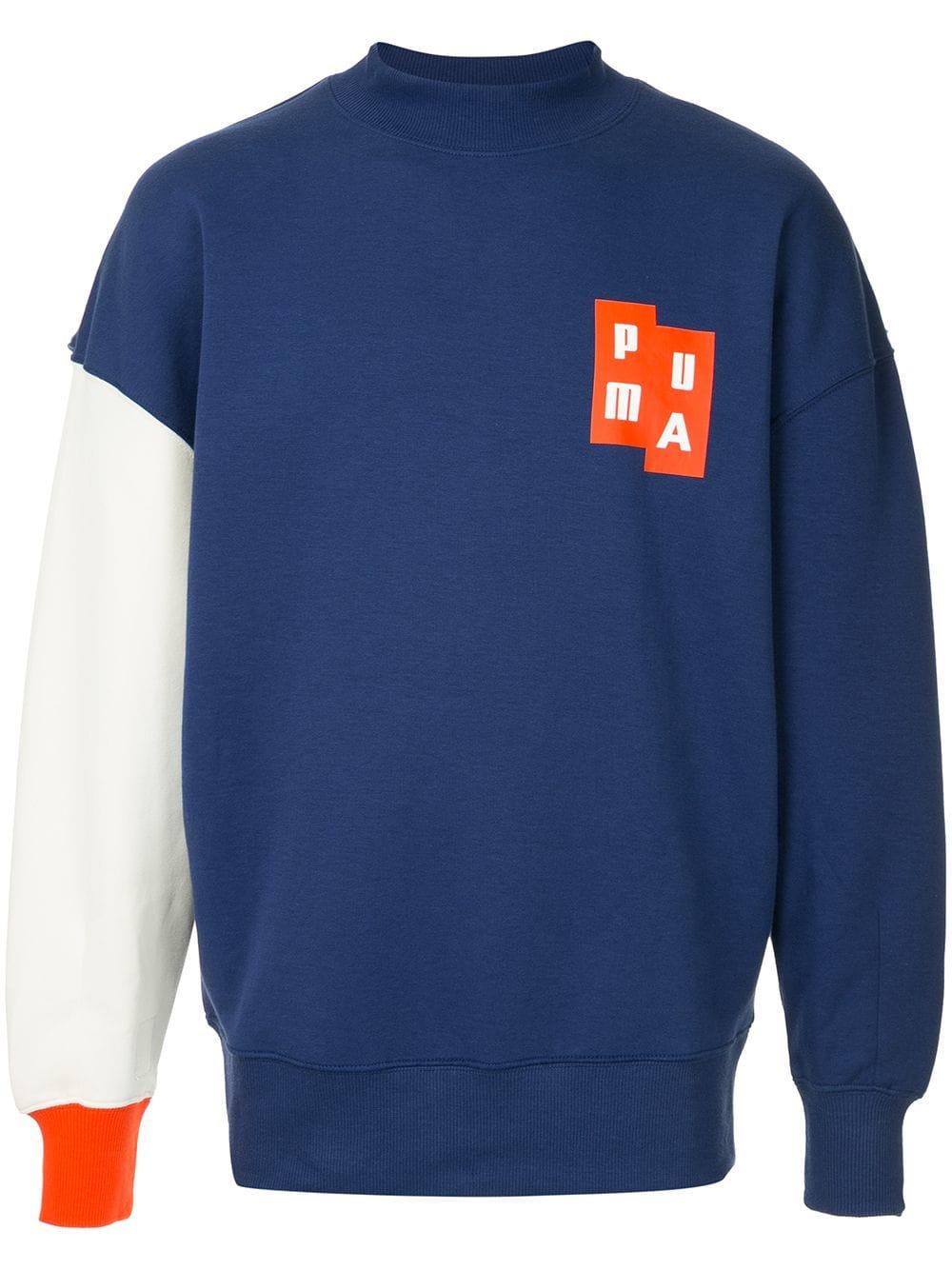 blue puma sweatshirt