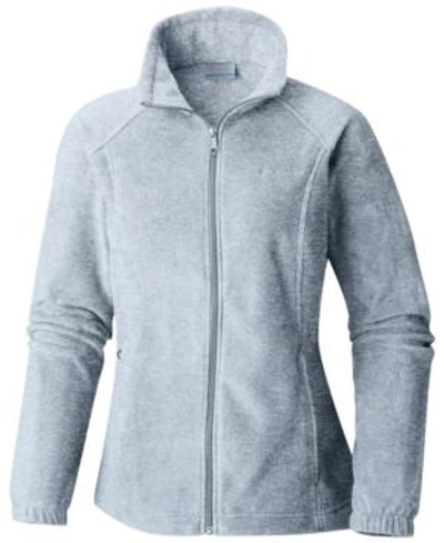 Shop Columbia Petite Benton Springs Fleece Jacket In Cirrus Grey