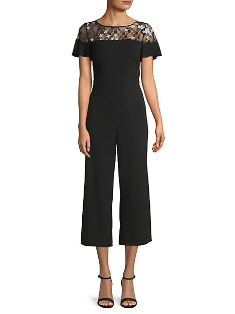 karl lagerfeld black jumpsuit