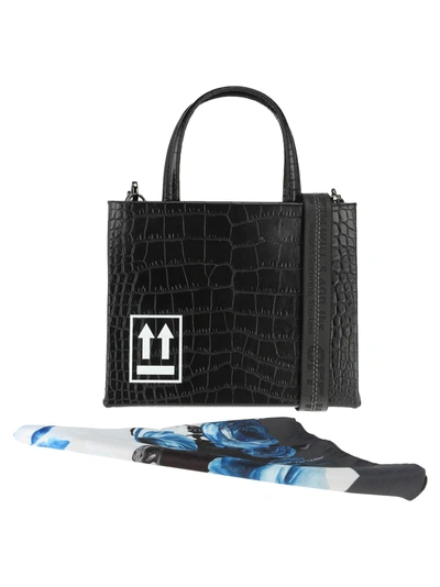 Off-white Off White Cocco Box Bag Mini In Black/white | ModeSens