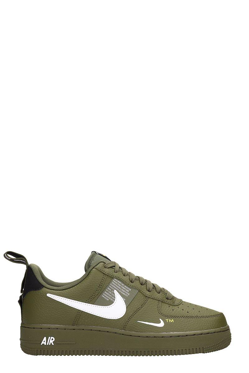 nike air force green leather