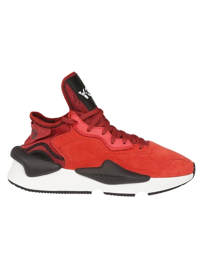 Shop Y-3 Kaiwa Sneakers In Red
