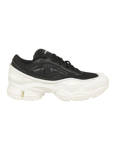 Shop Raf Simons Ozweego Sneakers In White/black
