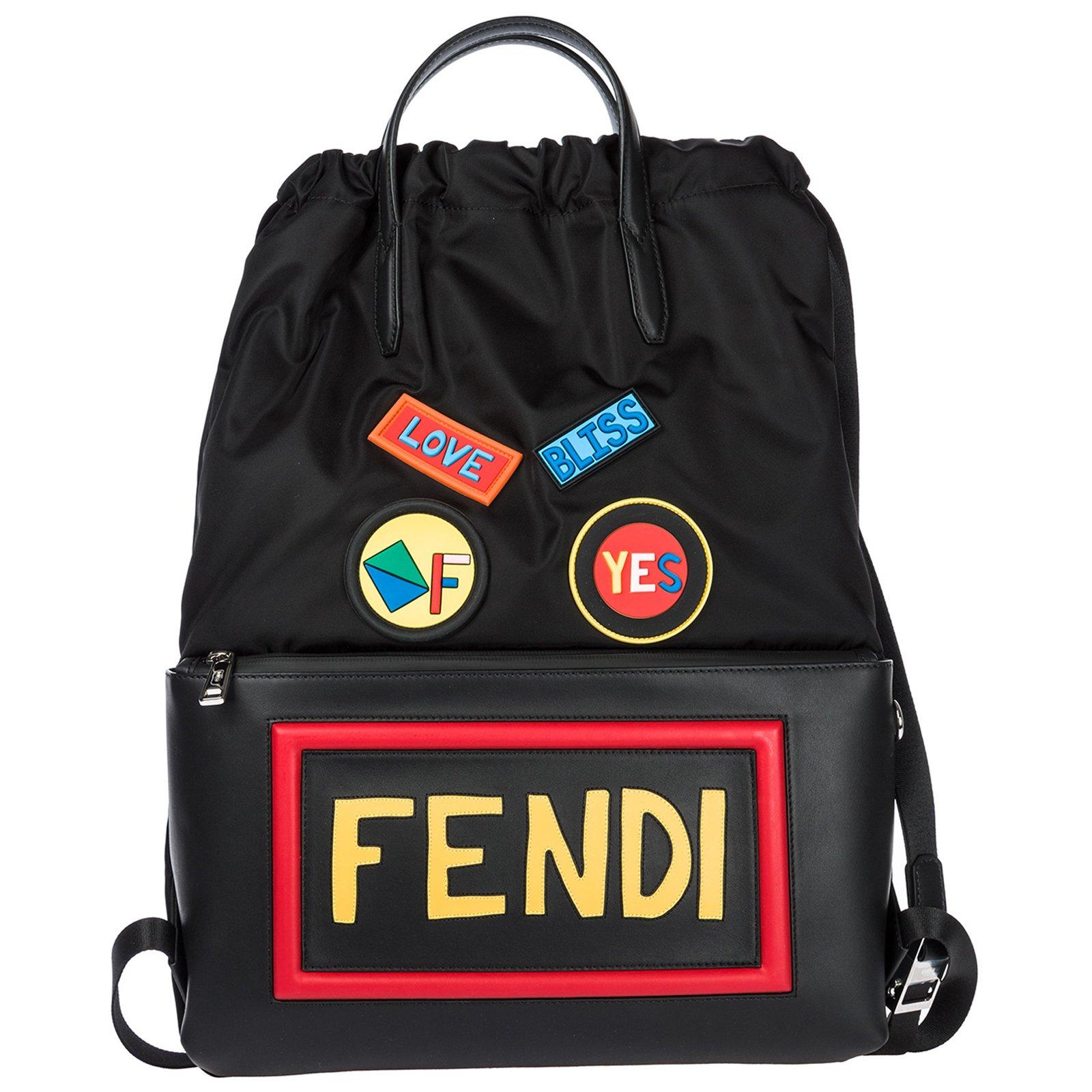 fendi face backpack