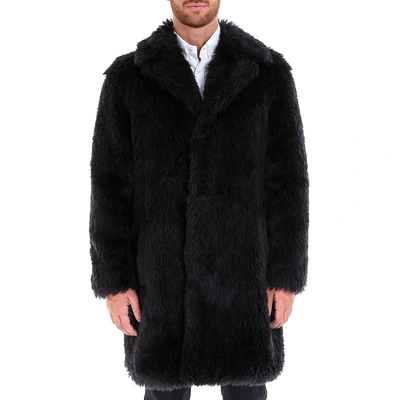 Saint Laurent Men's Faux Fur Coat