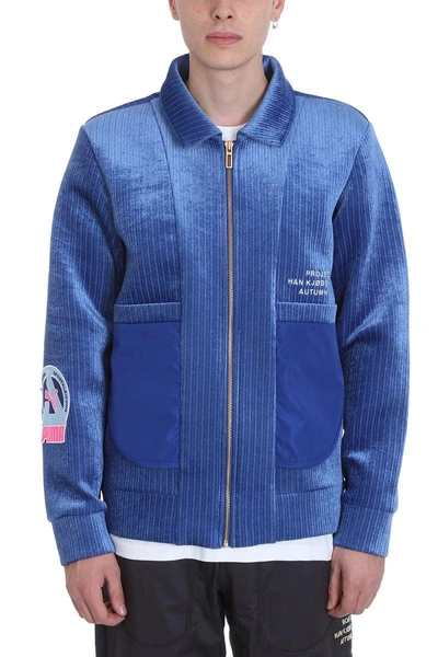 Shop Puma X Han Kjobenhavn Blue Wool Jacket