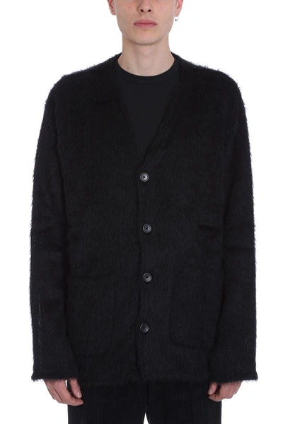 Shop Our Legacy Mohair Black Wool Cardigan