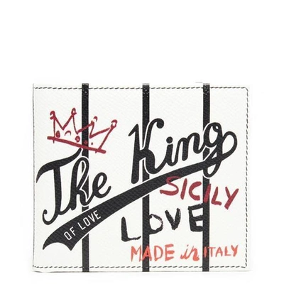 Shop Dolce & Gabbana The King Of Love Wallet In Multi