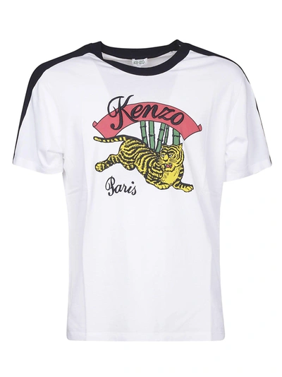Shop Kenzo Bamboo Tiger T-shirt In White