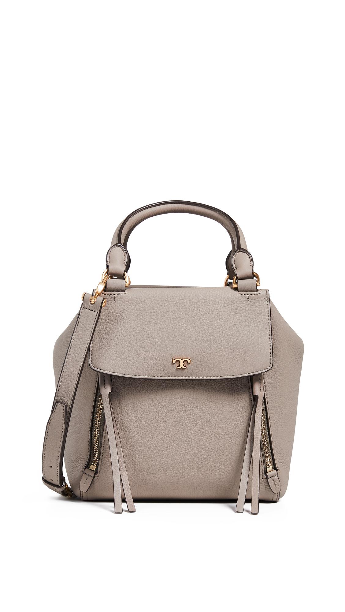 tory burch halfmoon satchel
