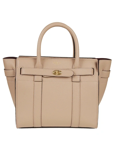 Shop Mulberry Bayswater Tote In Rosewater