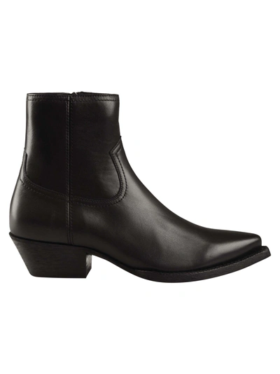 Shop Saint Laurent Brit Ankle Boots In Noir