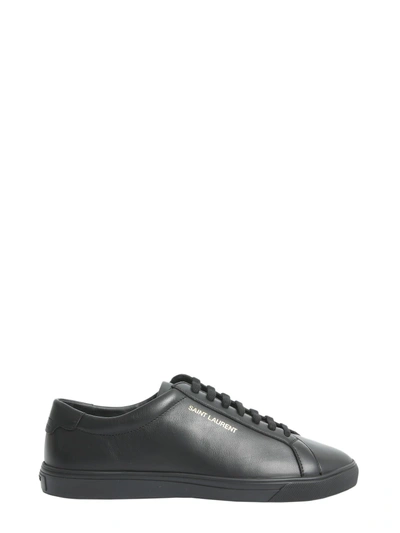 Shop Saint Laurent Andy Low-cut Sneaker In Nero