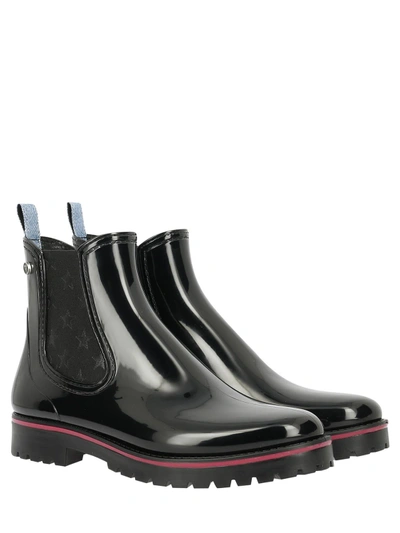 Shop Trussardi Rubber Boots In Black