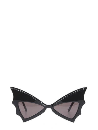 Shop Saint Laurent New Wave 241 Betty Bat Sunglasses In Nero