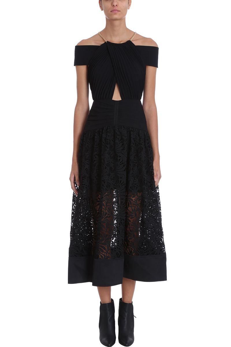 self portrait chain dress