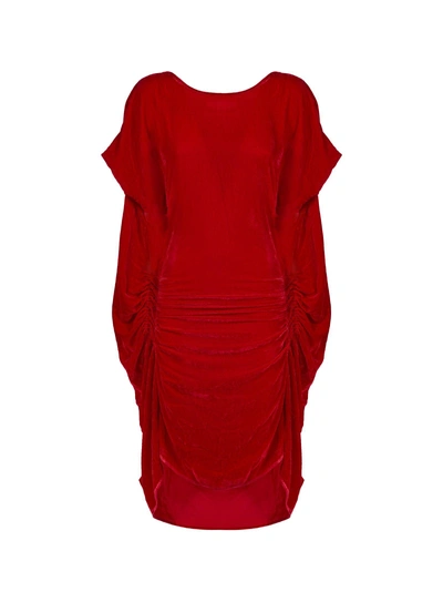 Shop Paula Knorr Dress In Rosso