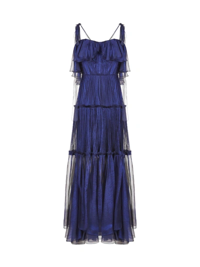 Shop Maria Lucia Hohan Norah Dress In Blue