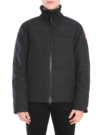 Shop Canada Goose Woolford Down Jacket In Nero