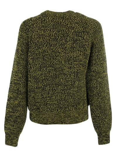 Shop Cmmn Swdn Toby Raglan Sweater In Giallo/nero