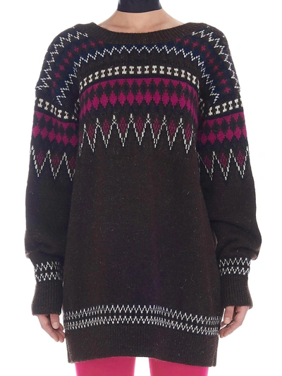 Shop Junya Watanabe Sweater In Brown