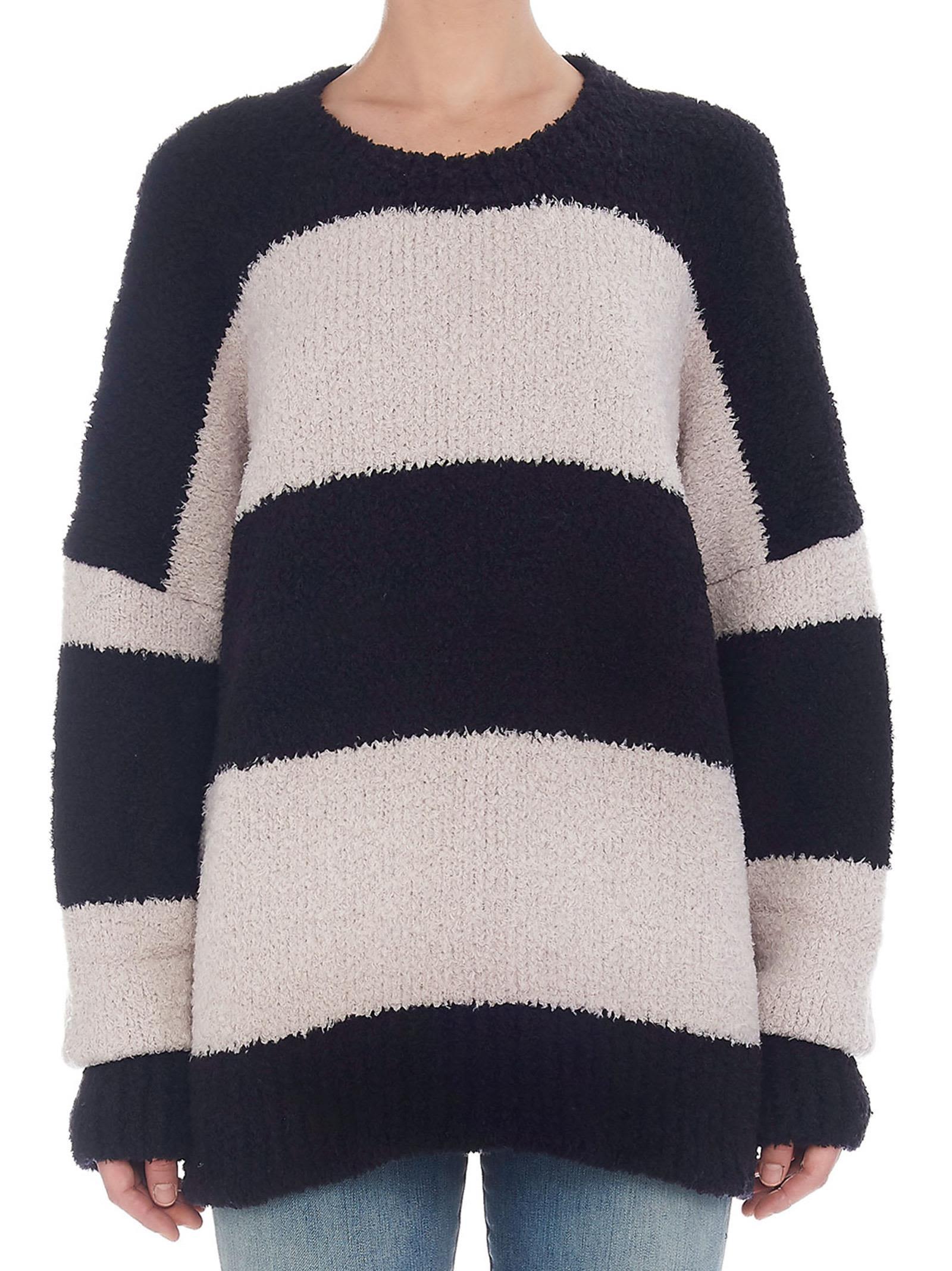 Amiri Striped Knit Jumper In Black | ModeSens