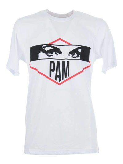 Shop Perks And Mini P.a.m Beastie Eyes S/s In Bianco