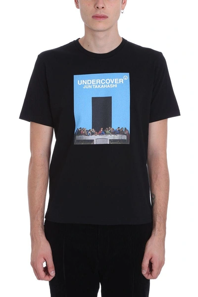 Shop Undercover Upper Room Black Cotton T-shirt