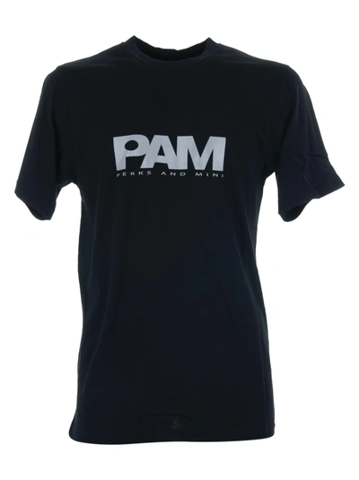 Shop Perks And Mini P.a.m New P.a.m. Logo S/s In Nero