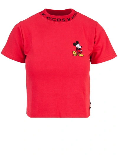 Shop Gcds T-shirt In Rosso