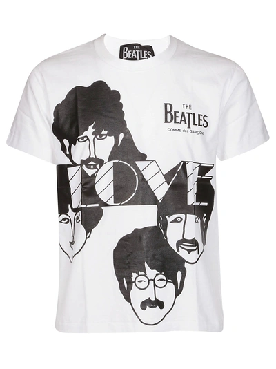 Shop Comme Des Garçons The Beatles T-shirt In Multicolor