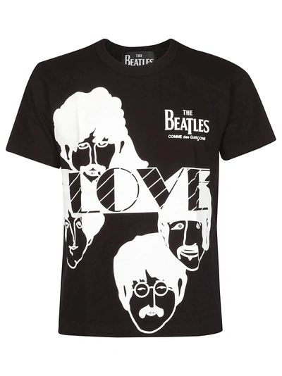 Shop Comme Des Garçons The Beatles T-shirt In Multicolor