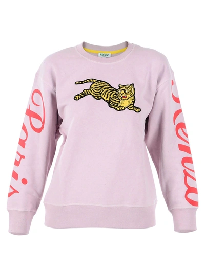 Shop Kenzo Sweatshirt In Pink