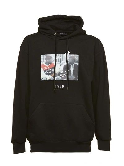 Shop Throw Back 1989 Fresh Prince Hoodie In Nero Rosso