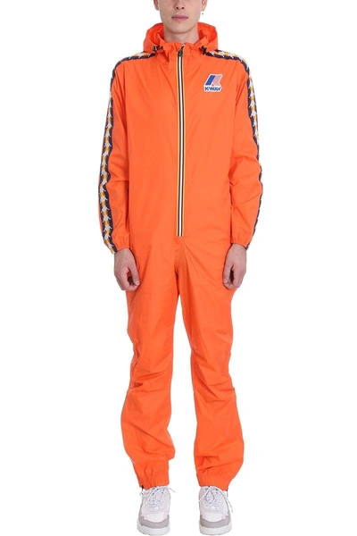 K-way Orange Nylon Suit Kappa X | ModeSens