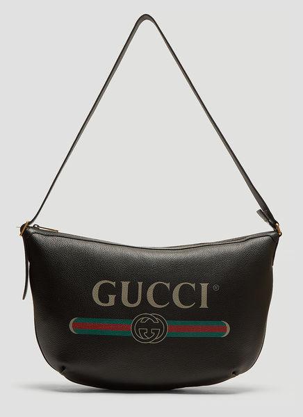 gucci black saddle bag