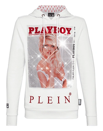 Shop Philipp Plein Hoodie Sweatshirt Playboy