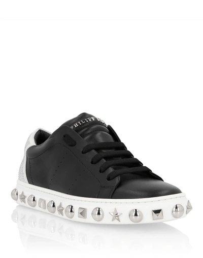 Shop Philipp Plein Lo-top Sneakers Playboy-in Stock-black