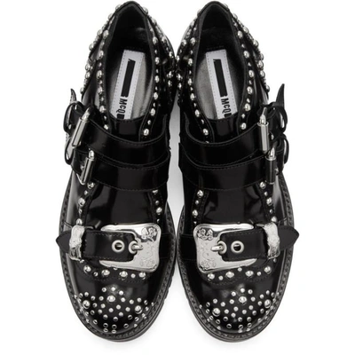 Shop Mcq By Alexander Mcqueen Mcq Alexander Mcqueen Black Studded Ellis Brogues In 1000 - Blac