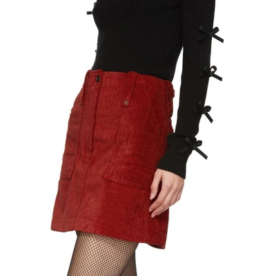 Shop Mcq By Alexander Mcqueen Mcq Alexander Mcqueen Red Major Miniskirt In 2141 Rust