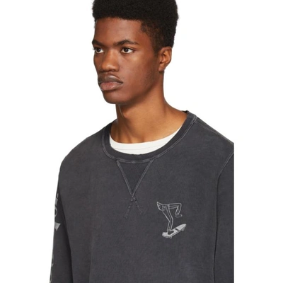 Shop Remi Relief Black Skateboarder Sp Finish Sweater