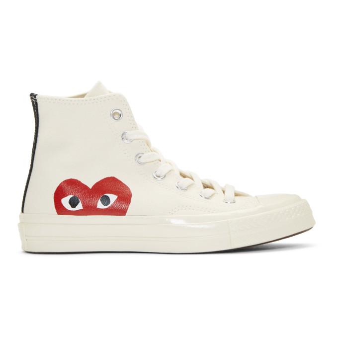 comme des garcons converse half sizes