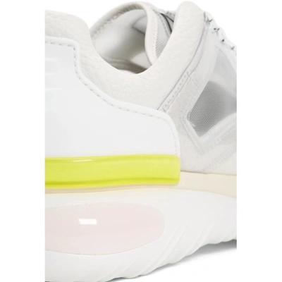 Shop Fendi Multicolor Runner Sneakers In F14y6 White