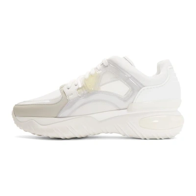 Shop Fendi White Runner Sneakers In F13to.white